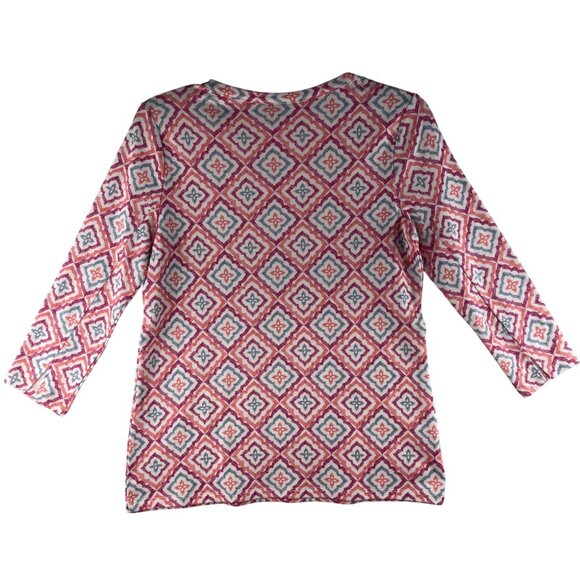 Style&Co. Womens Small Pima Cotton Shirt 3/4 Sleeve - Picture 2 of 9